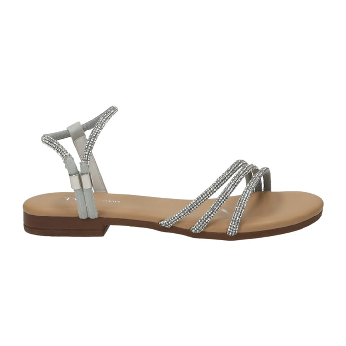 Sandali Donna Tata Italia Argentato