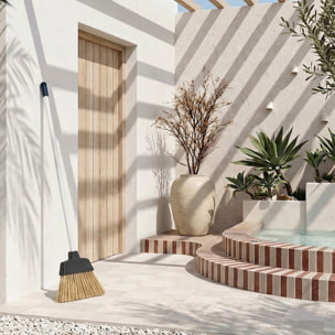 Balai d'exterieur avec manche 138x23,5x3cm MSV