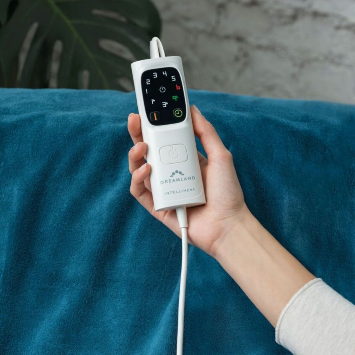 Couverture chauffante DREAMLAND SNUGGLE UP BLEU VERT 6T 160X120