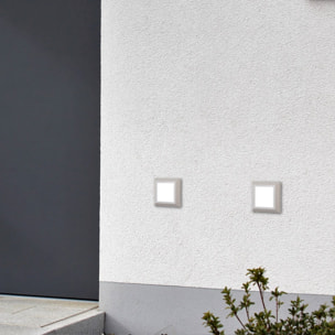 Forlight Aplique Ip65 Grove Diffuser Square Led 2W 4000K Negro 172Lm