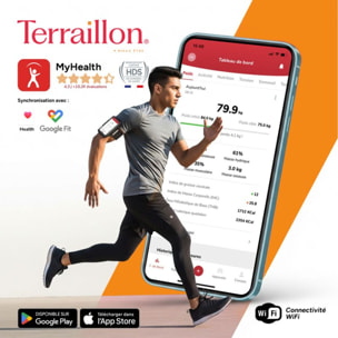 Pèse personne connecté TERRAILLON Master Coach Utra