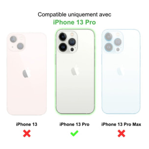 Coque iPhone 13 Pro Silicone liquide Vert Foret + 2 Vitres en Verre trempé Protection écran Antichocs