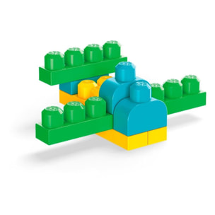 Mega Bloks Pacco Eco con 100 Pezzi da Costruzione, 1+ Anni unisex Fisher-Price