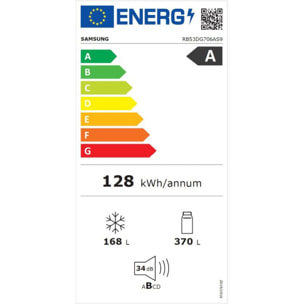 Réfrigérateur combiné SAMSUNG RB53DG706AS9