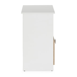 Mesa de escritorio Helen 1 puerta color Blanco