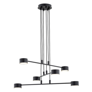 Lampada a sospensione Modus in acciaio verniciato nero