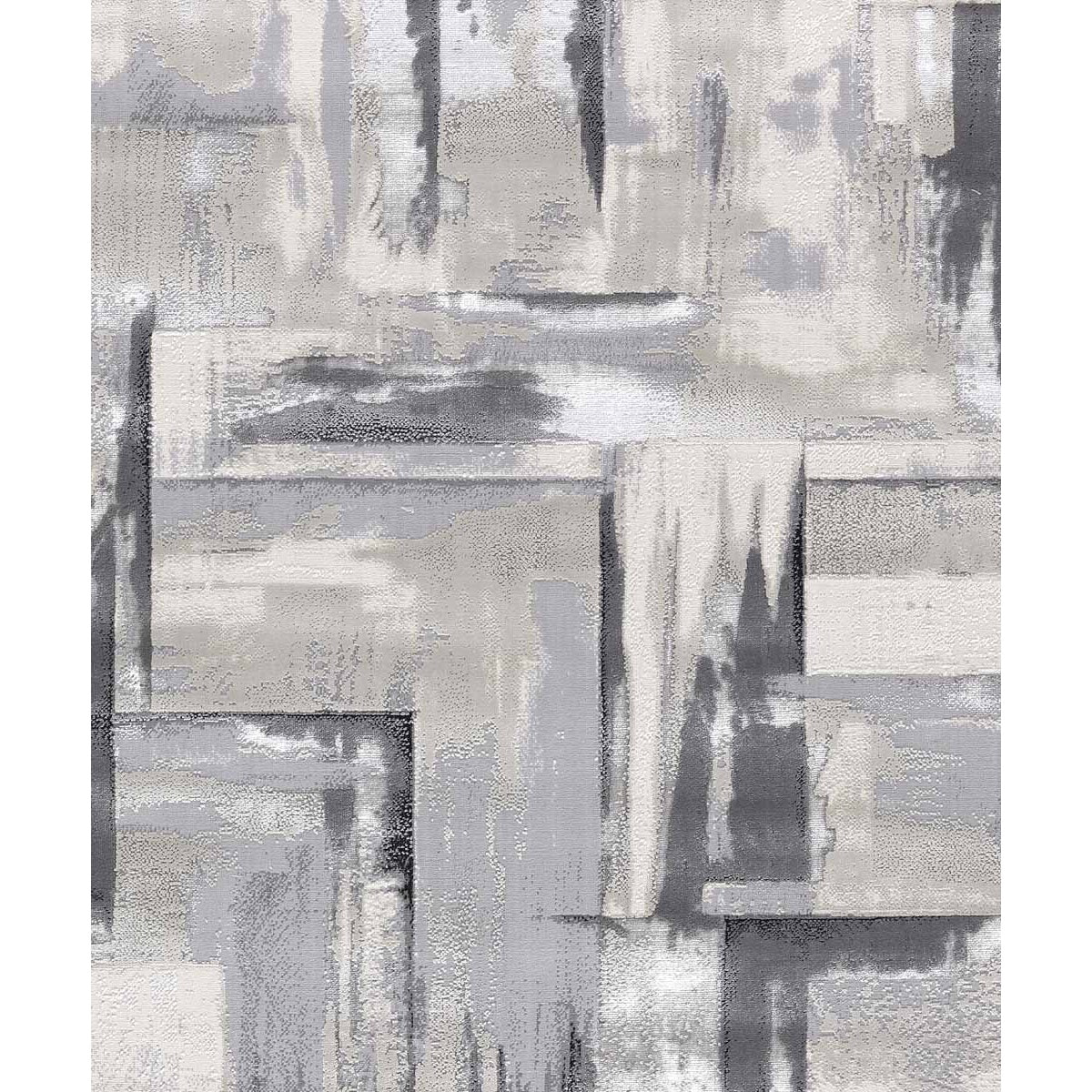 Tappeto Salotto Soggiorno Camera Contemporaneo Grigio