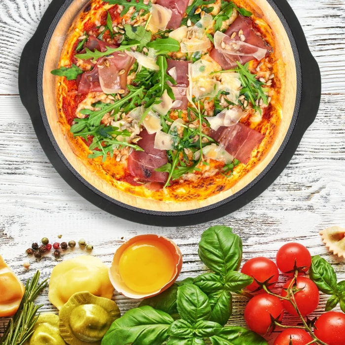 Plaque à pizza ronde 36 cm Zenker Silicone fibre de verre