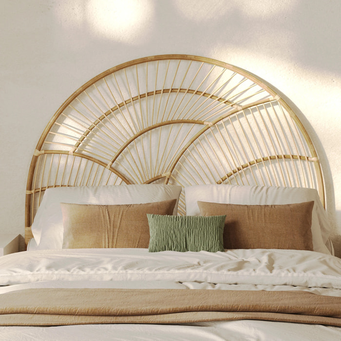 Tête de lit en rotin naturel 140 cm - Séléné