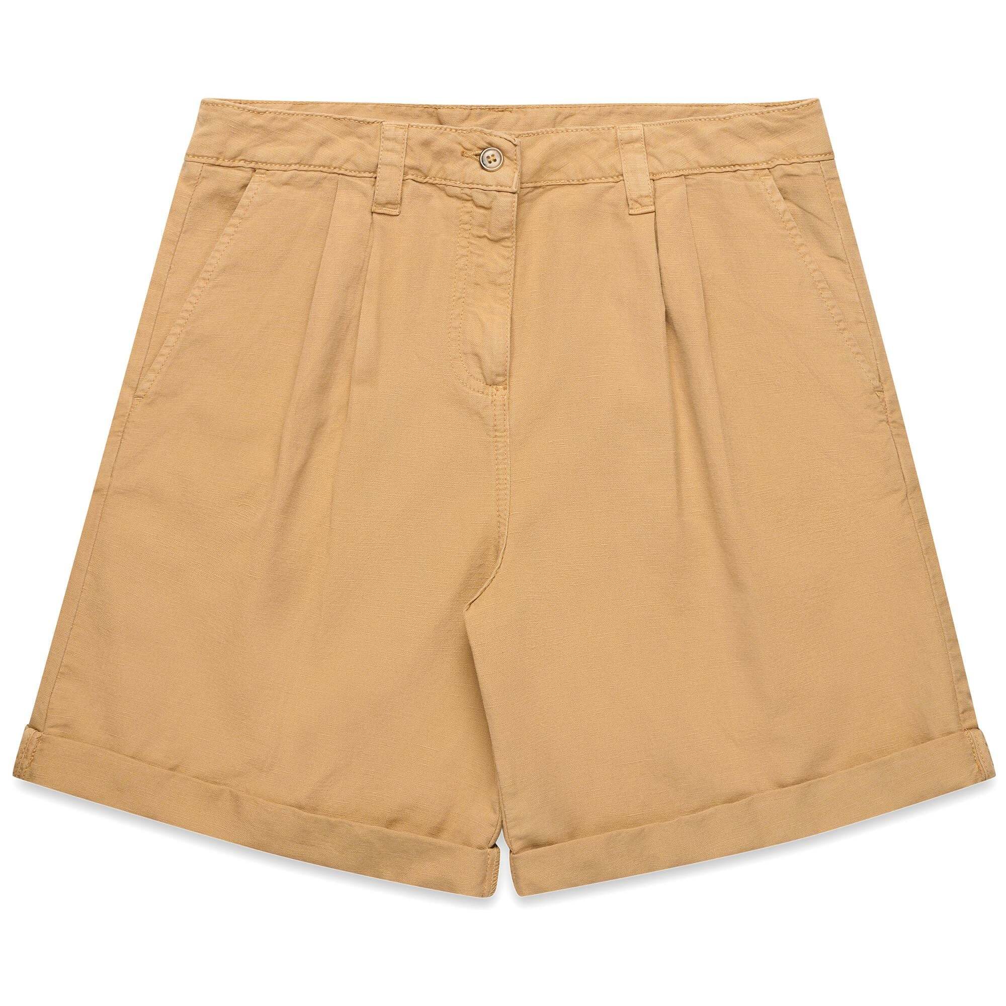 Pantaloni Corti Robe di Kappa Donna Yvonne Light Linen Beige
