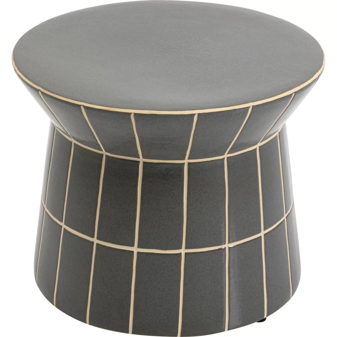 Table d'appoint Bliss Tile 38cm bleue Kare Design