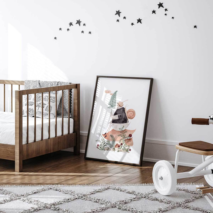 Affiche enfant les trésors de la forêt  Affiche seule