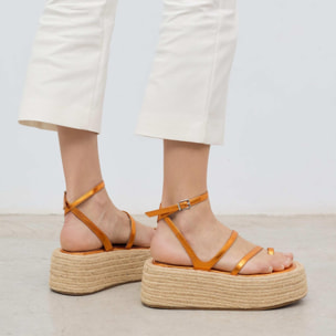 Sandalias de plataforma - Elina- 8 cm