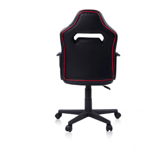 Silla gaming DRW Black Negro - Rojo DRW