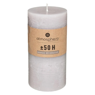 Bougie rustique - gris taupe - 445g