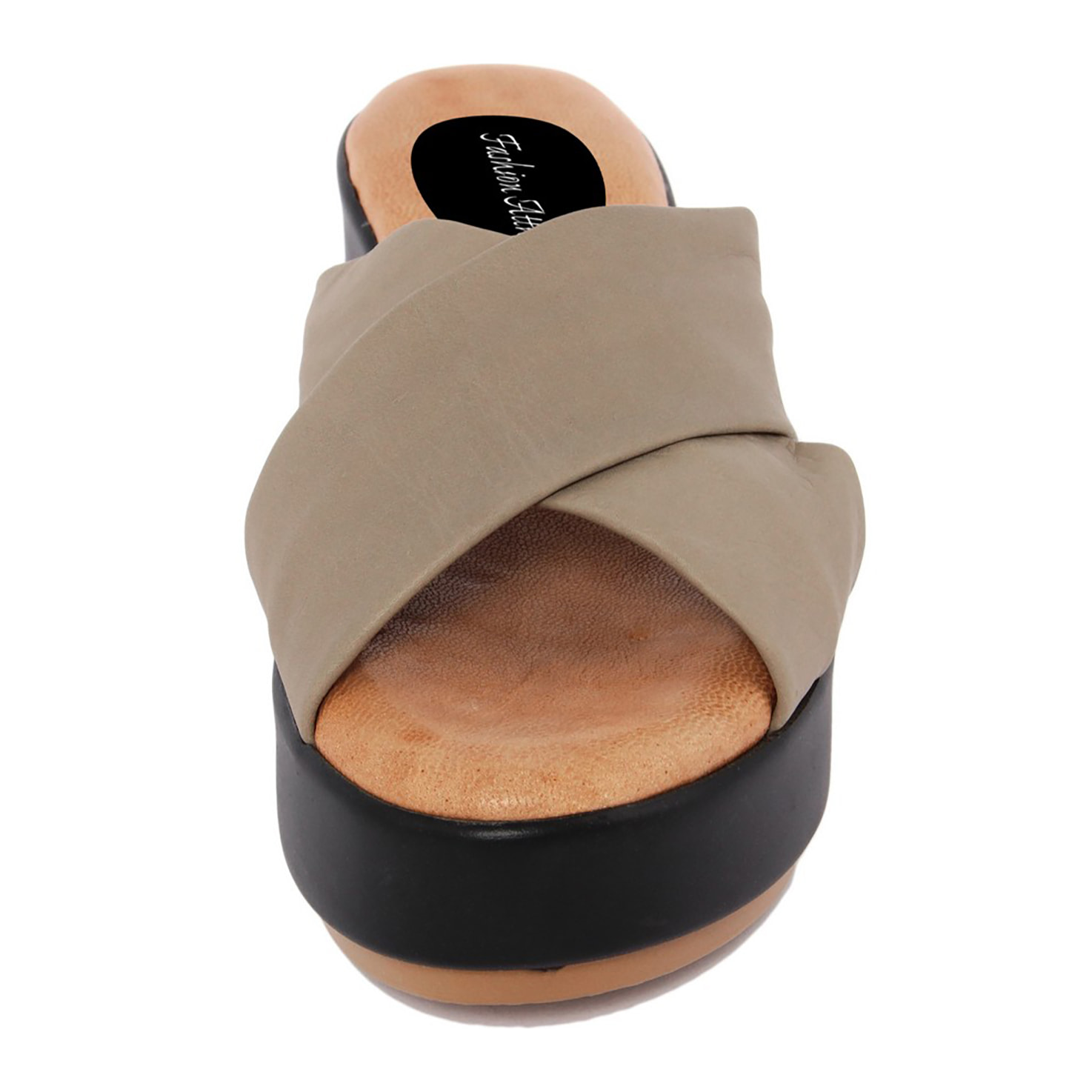 SANDALO IN PELLE MADE IN ITALY FASHION ATTITUDE COLORE COLORE Beige