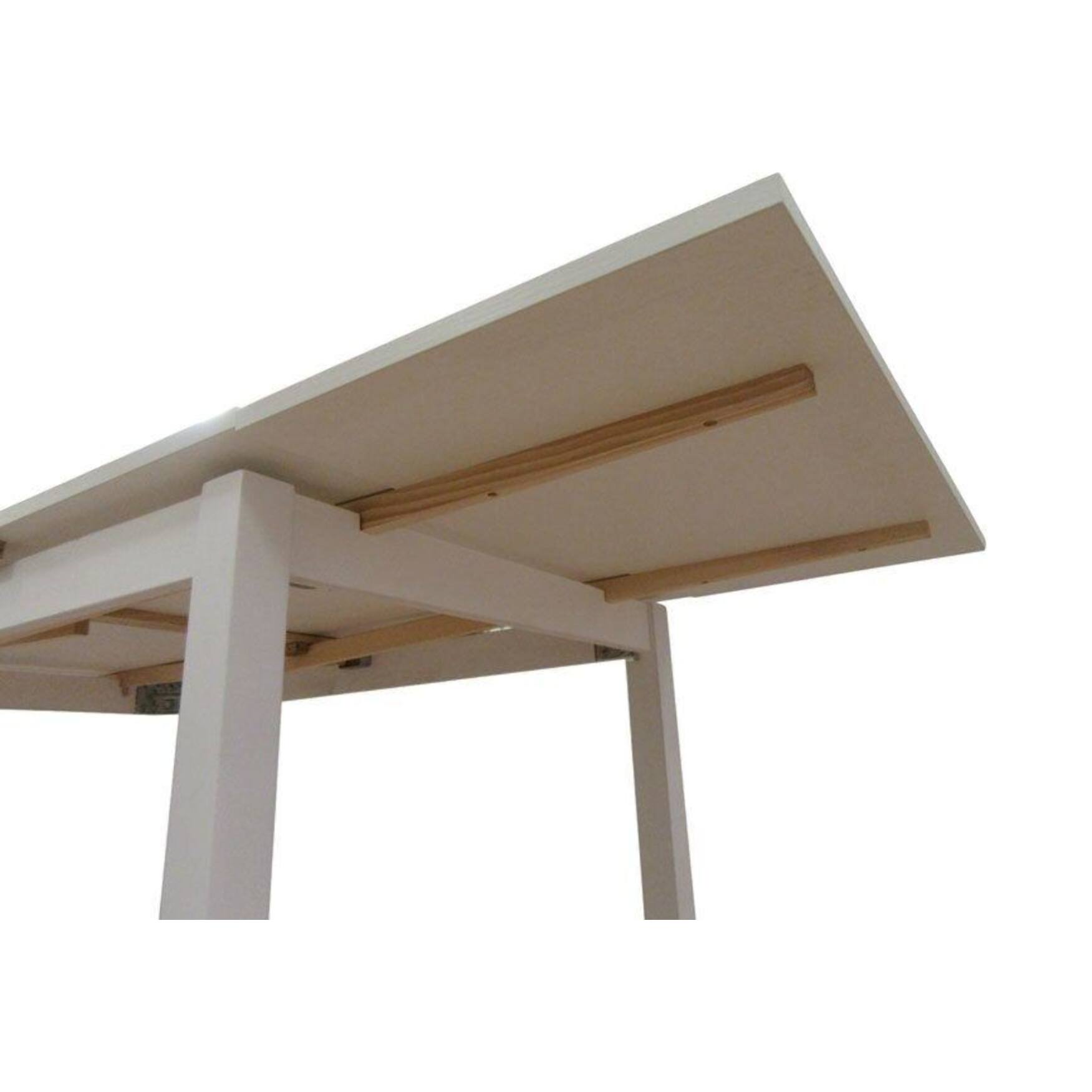 Tavolo da pranzo allungabile, 80 x 130 x 76, Bianco