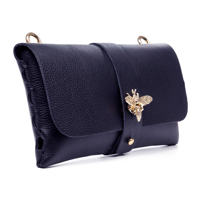 Amaseno borsa a tracolla donna. Pelle autentica Dollaro.