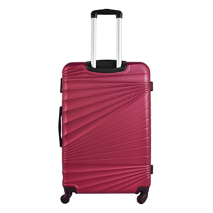 Juego de maletas rígidas 4 piezas en coral