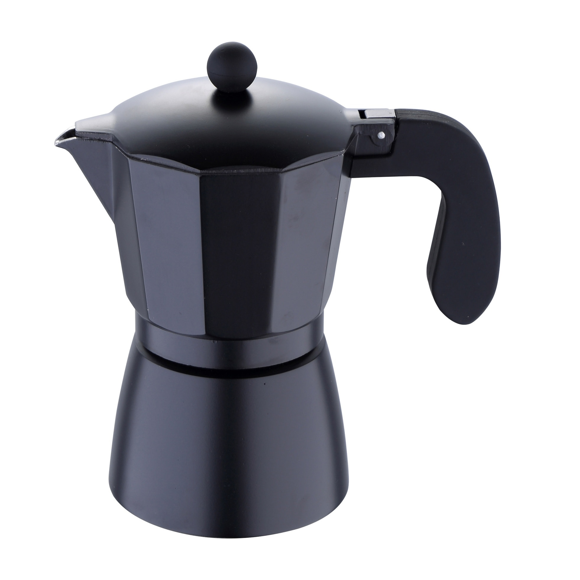 Cafetera de aluminio florencia black