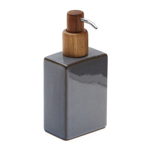 Dispensador de jabón Silvet de gres gris