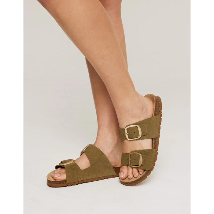 Sandalia Bio Caqui - Emerald