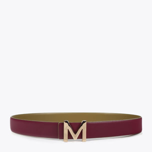 Cintura reversibile con fibbia M