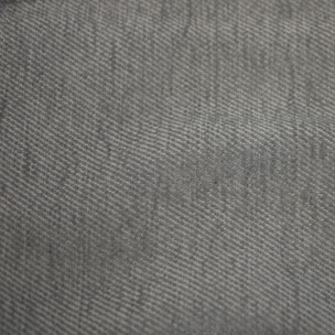 Tissu uni non feu M1 en velours fiore - Gris clair