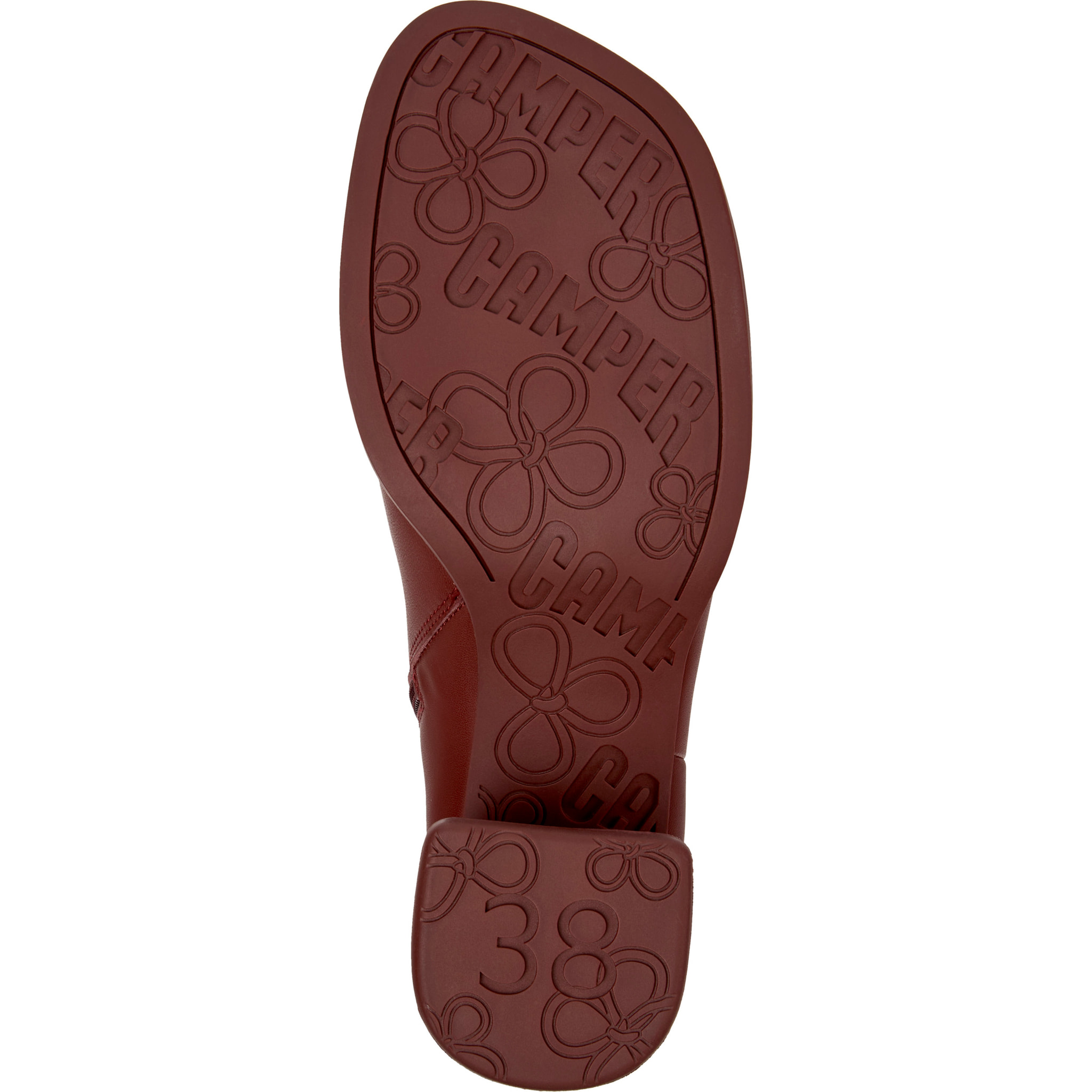 Botines - CAMPER Kora - Rojo - Piel lisa