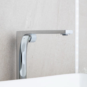 Mélangeur lavabo chromé haut SAT Evolution sans vidage  (SATBSEVO285)