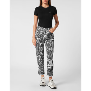 PHILIPP PLEIN Vaqueros Mom Fit CIRCUS