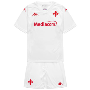 Completi Kappa Bambino Kombat Kit 2025 Fiorentina Bianco