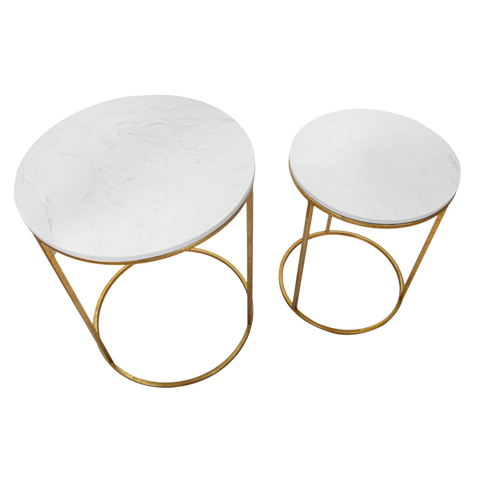 TAVOLINETTI SIMPLY MARBLE COPPIA CHARME1921 BICOLORE