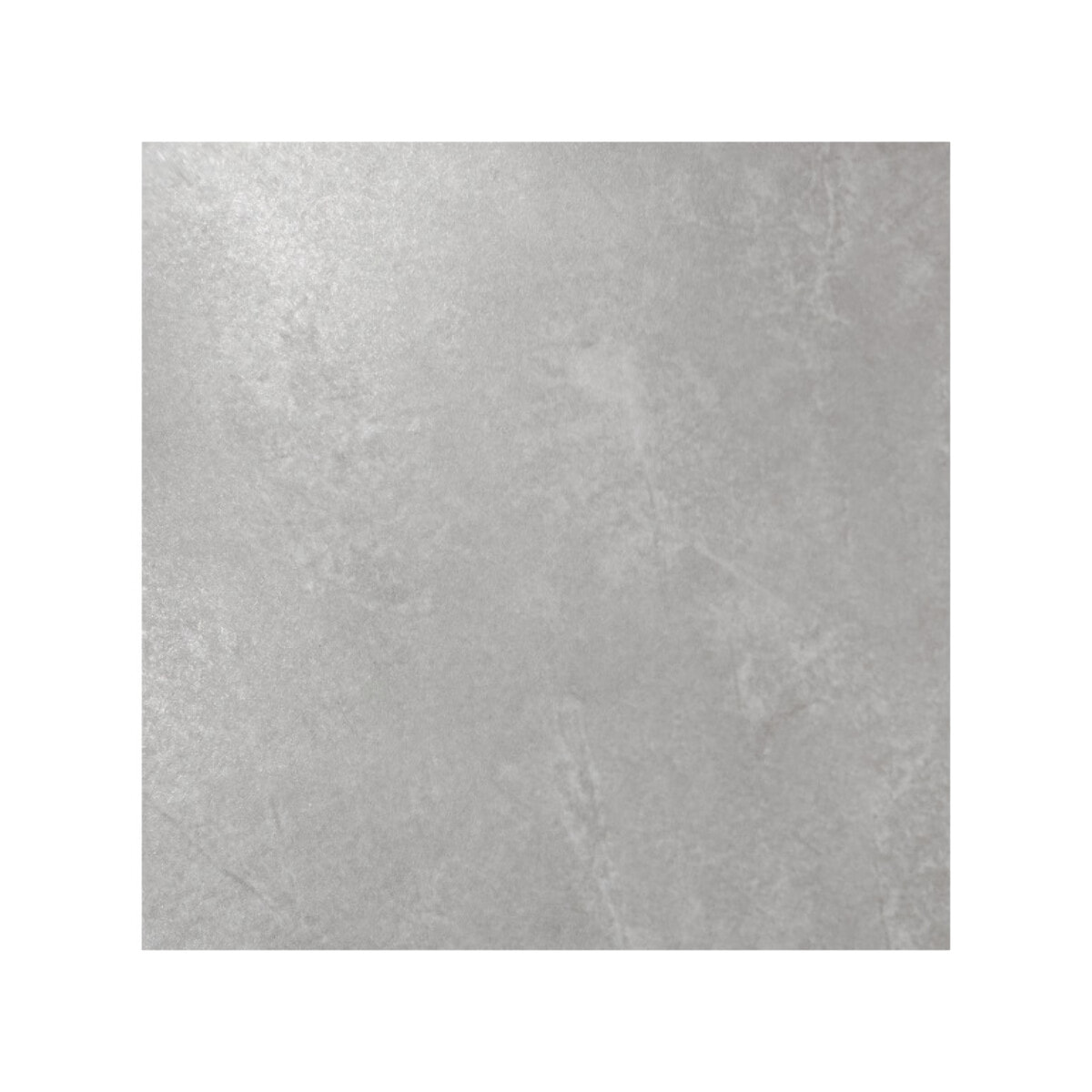 Table ronde céramique pleine masse gris béton de 100 cm de diamètre - STONE 2