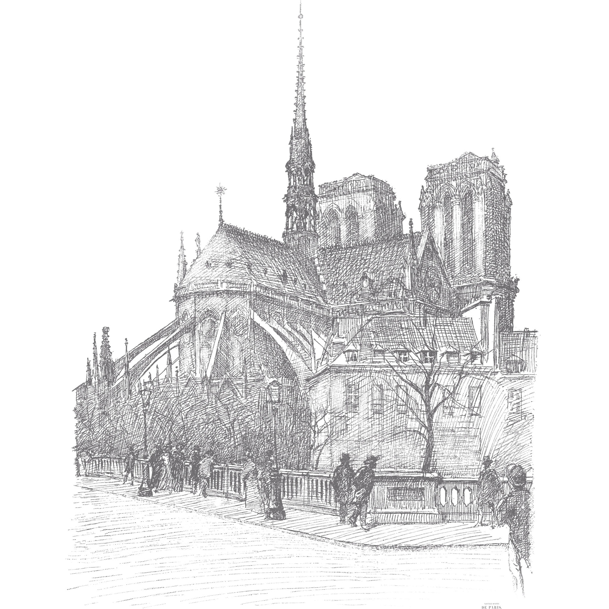 Papier peint panoramique Notre Dame