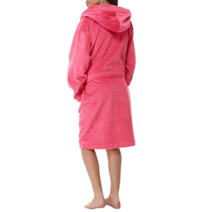 Peignoir mixte CASUAL - coton 380 g/m2 fuchsia