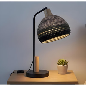 Forlight Korg lampara sobremesa e negro para bombilla  E27