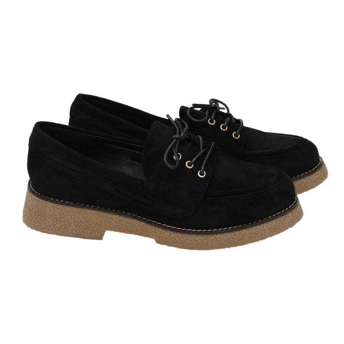 Mocassino stringato - tacco 4,0 cm