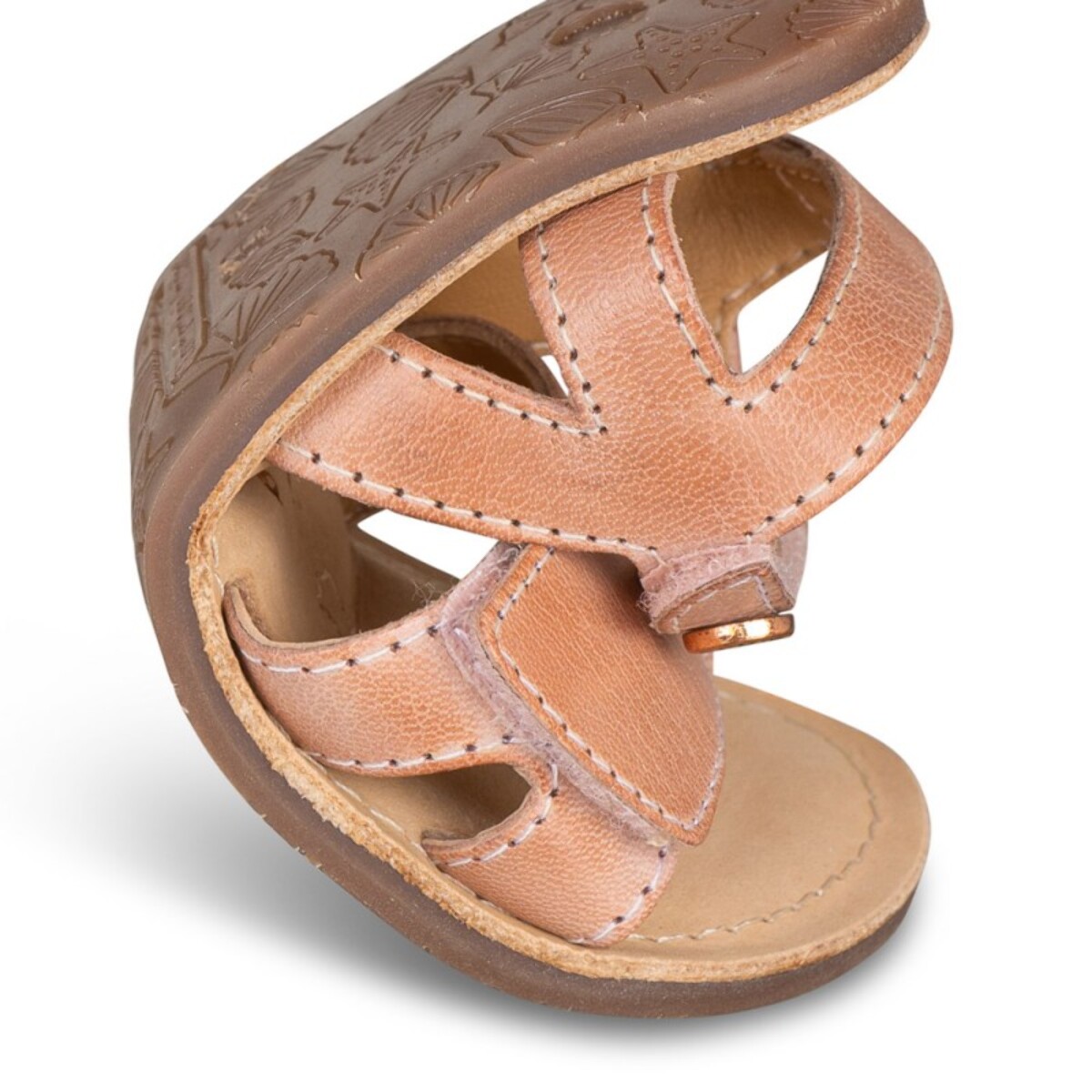SANDALIA BAREFOOT PIEL CHETTO ESTILO CLÁSICO ROSA