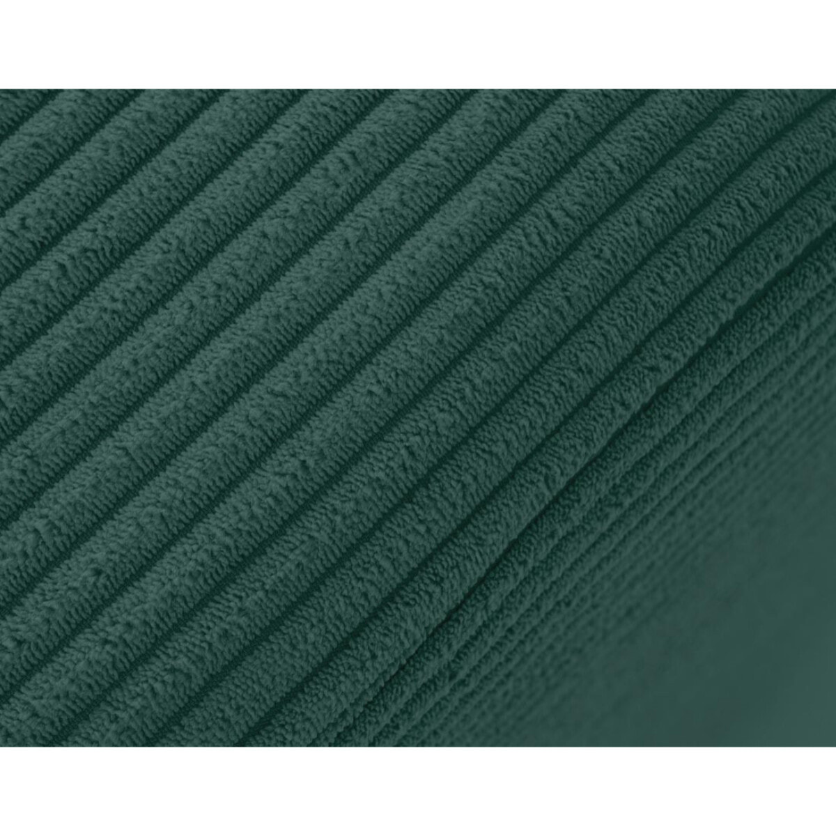 Valos - canapé panoramique en U - 7 places - convertible avec coffres - en velours côtelé - Vert