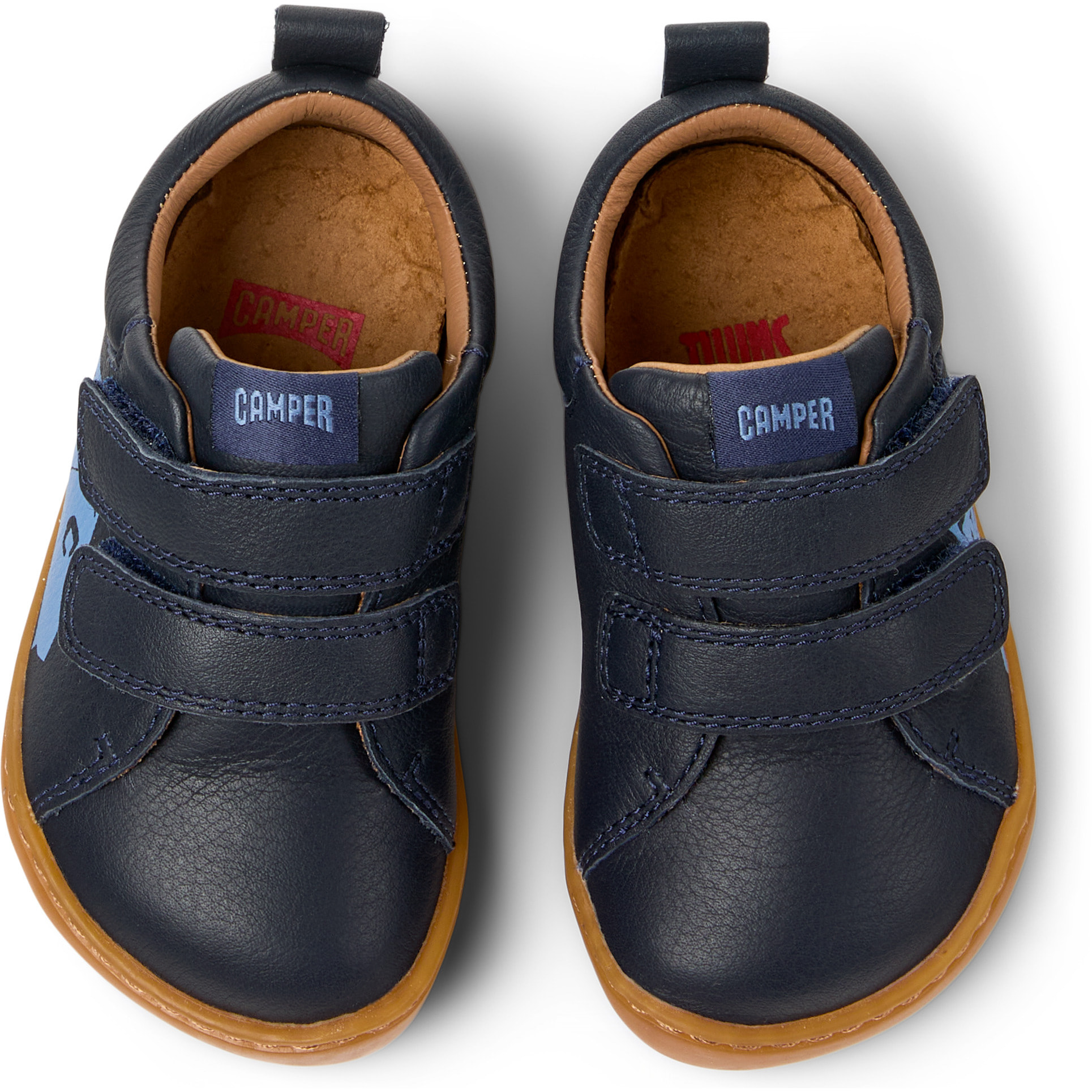Sneakers - CAMPER Peu Cami Twins - Blu - Pelle liscia