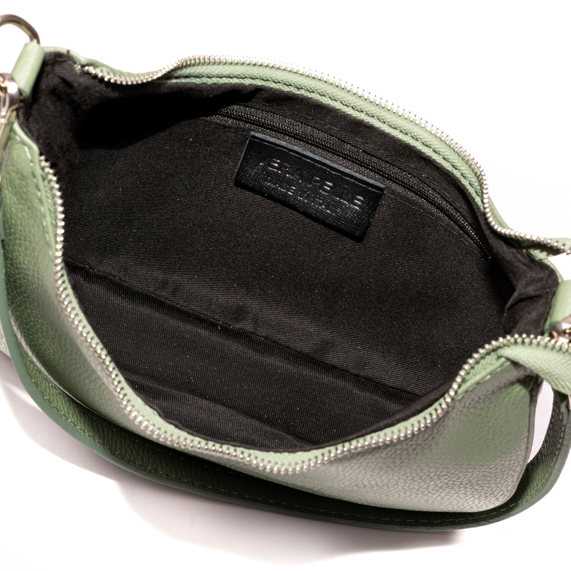 Asso bolso de mano, de piel auténtica acabado dollaro.