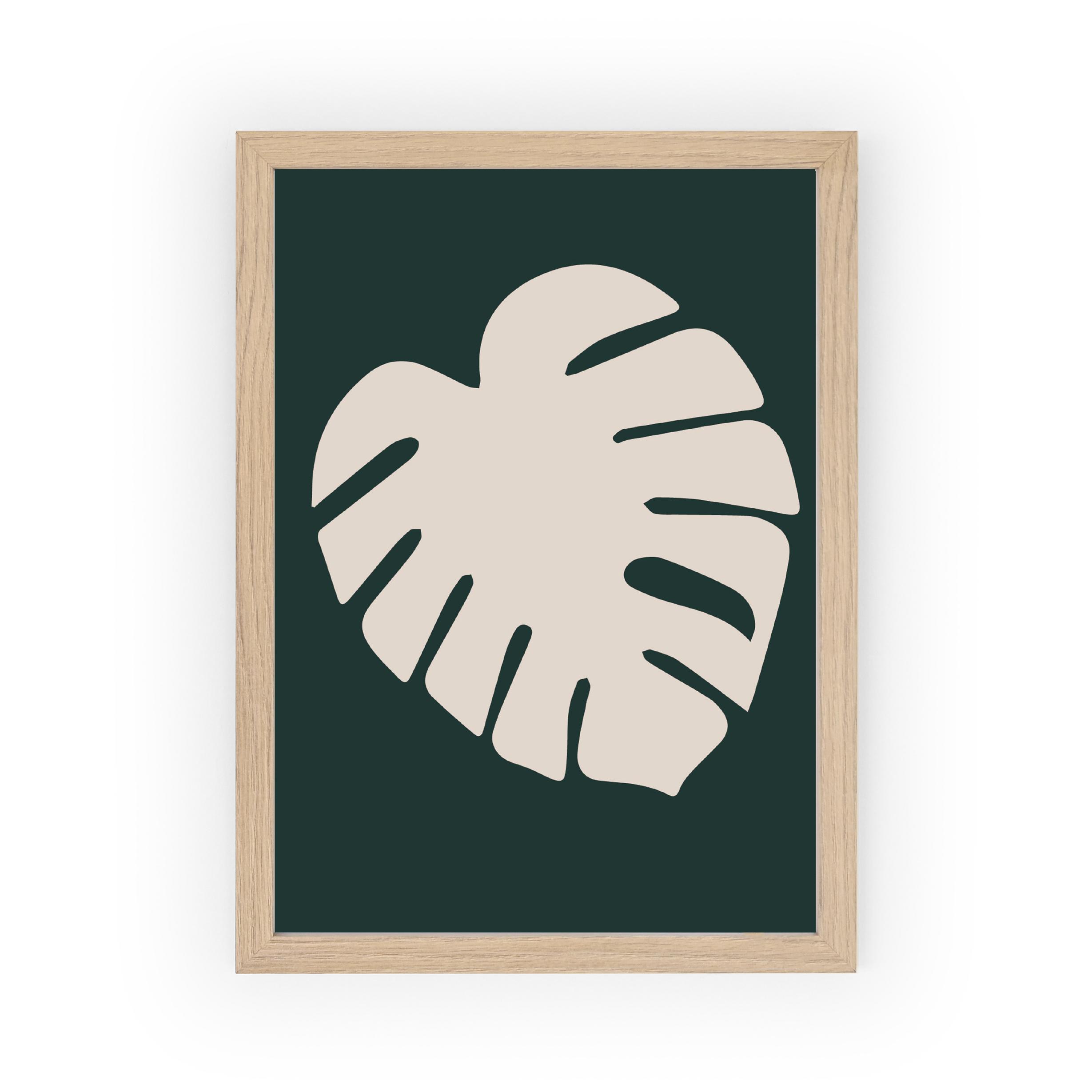 Poster Leaf green