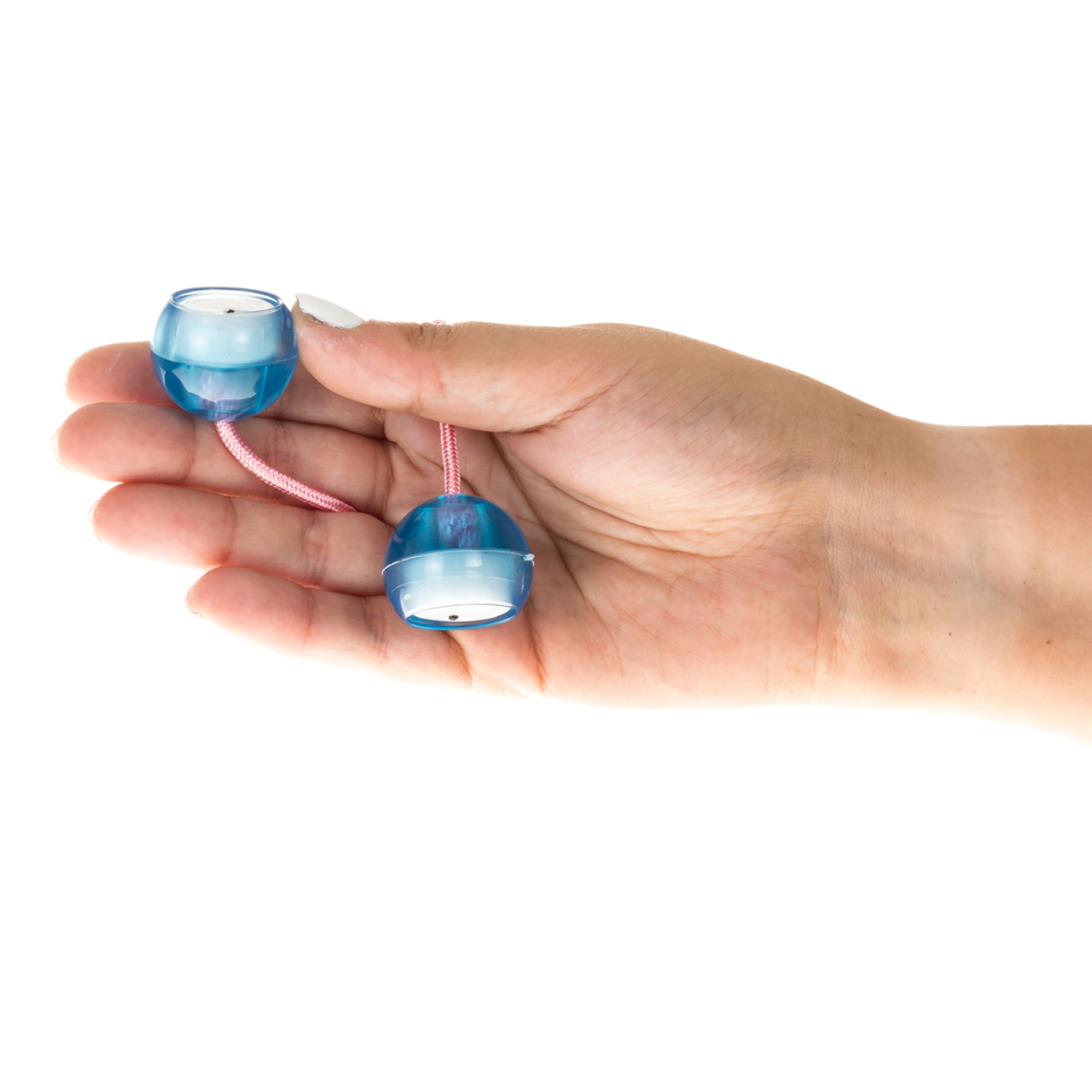 Clacker Ball anti-stress semi-sferica con luce LED multicolore