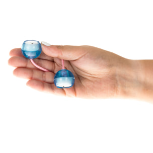 Clacker Ball anti-stress semi-sferica con luce LED multicolore