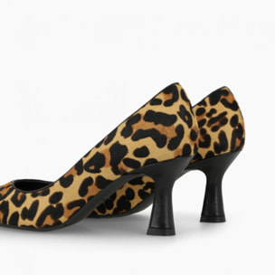 ZAPATOS DE SALÓN ANIMAL PRINT LEOPARDO GENOMA-INO