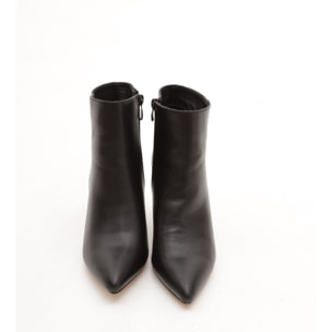 TRONCHETTO BASSO LISCIO NERO