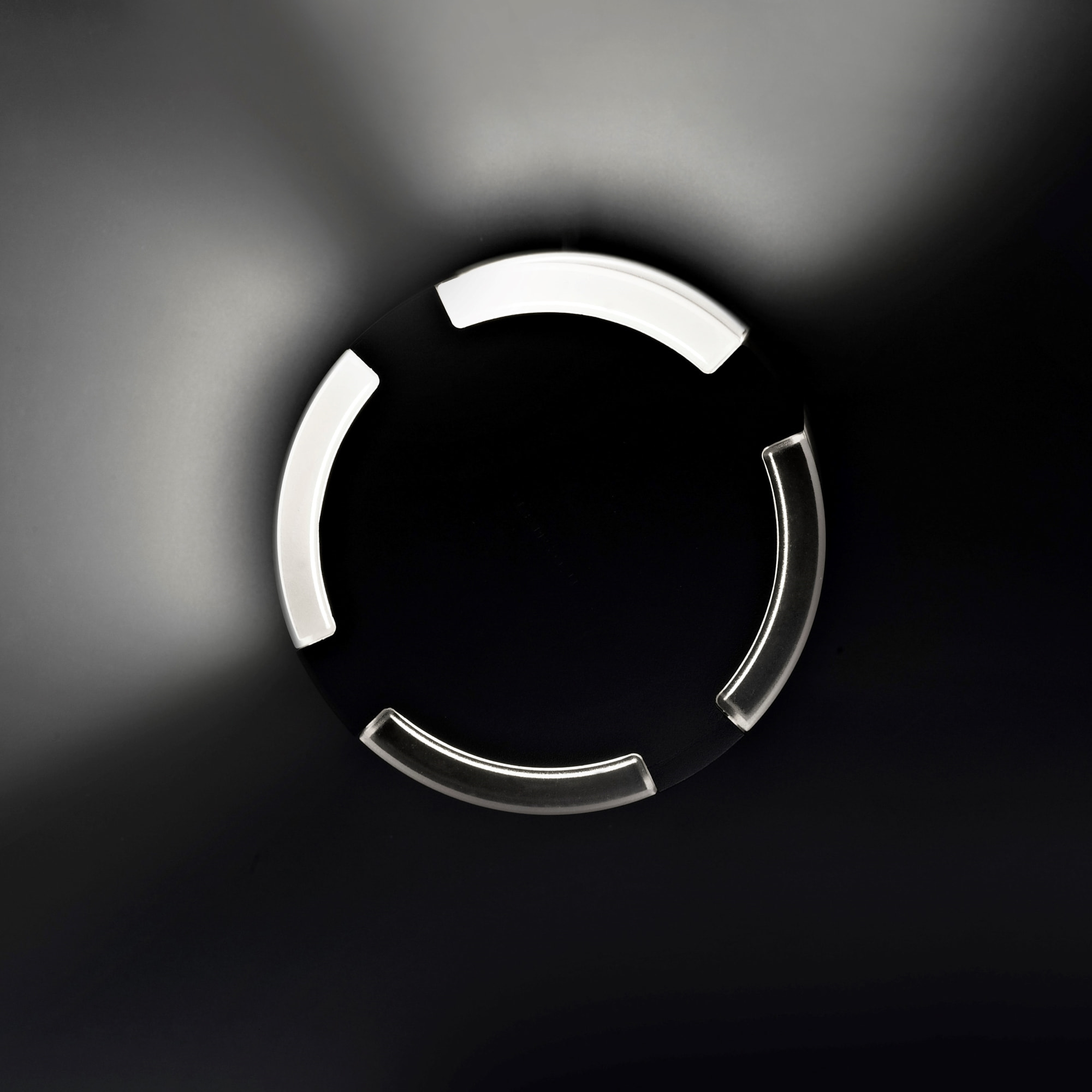 LEDS C4 Baliza Ip66 Compact Ø128Mm Led 10.8W Blanco Cálido - 3000K On-Off Gris Urbano