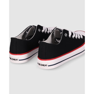 Deportivos de Tejido - Negro - Tacón: Bajo