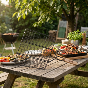 Grille de barbecue 35 x 25,5 x 54 cm Fackelmann BBQ Edition